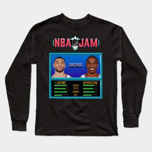 NBA JAM - Chicago Basketball Long Sleeve T-Shirt